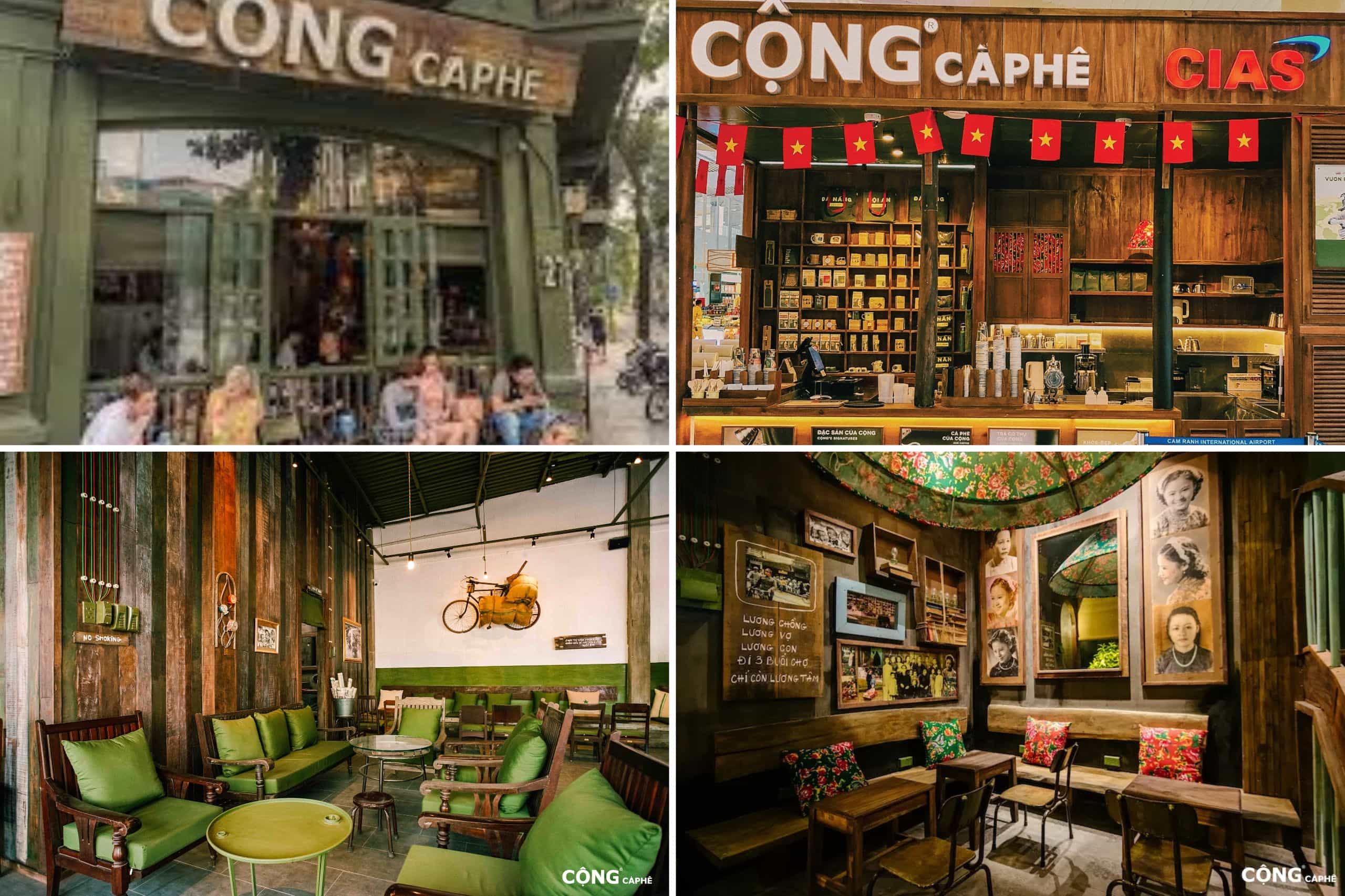 mẫu quán cafe phong cách rustic